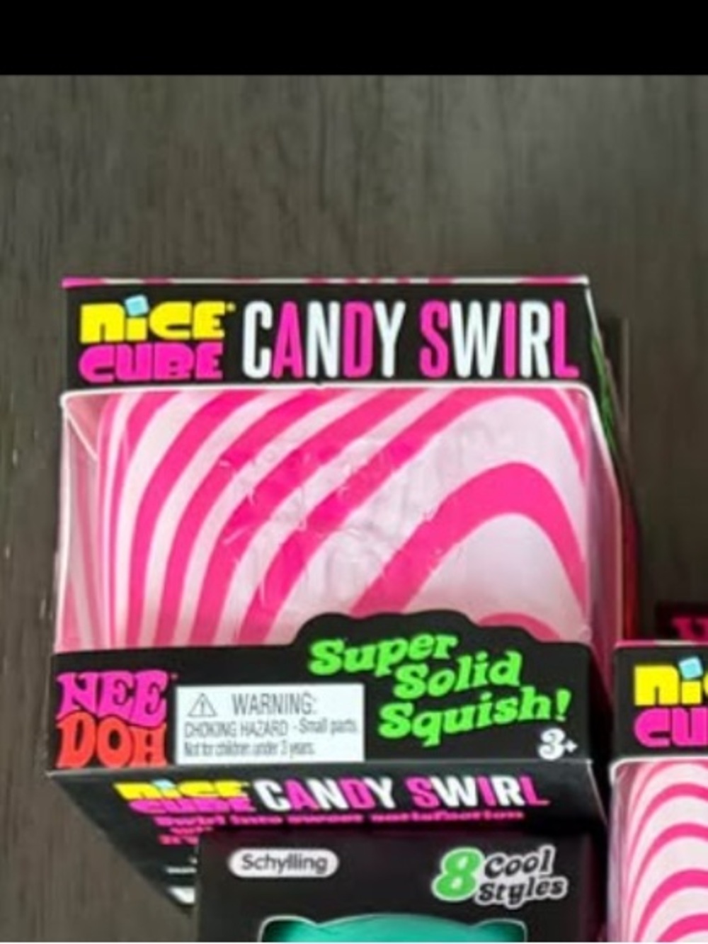 Nice Cube Candy Swirl Pink Needoh